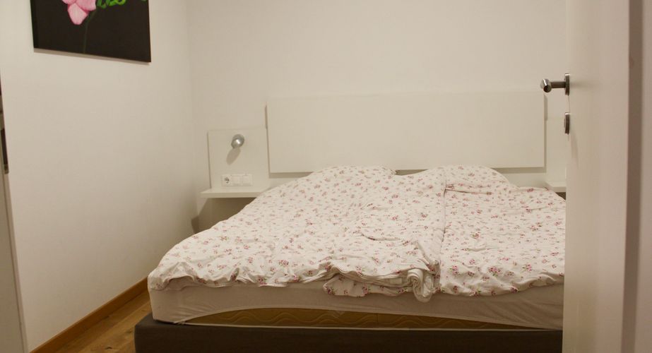 Voorbeeldappartement slaapkamer